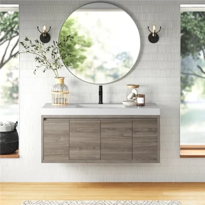 48,5'' Duvara Monte Tek Banyo Vanity